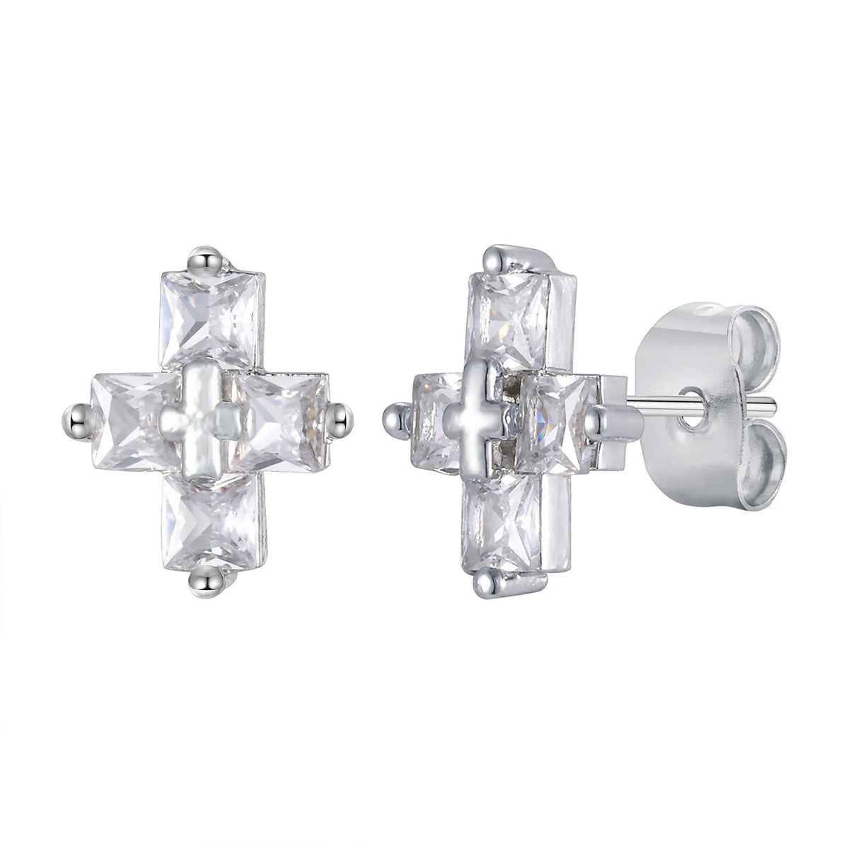 Double Cross Earrings