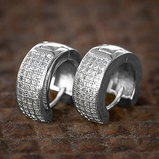 VVS Square Hoop Earrings