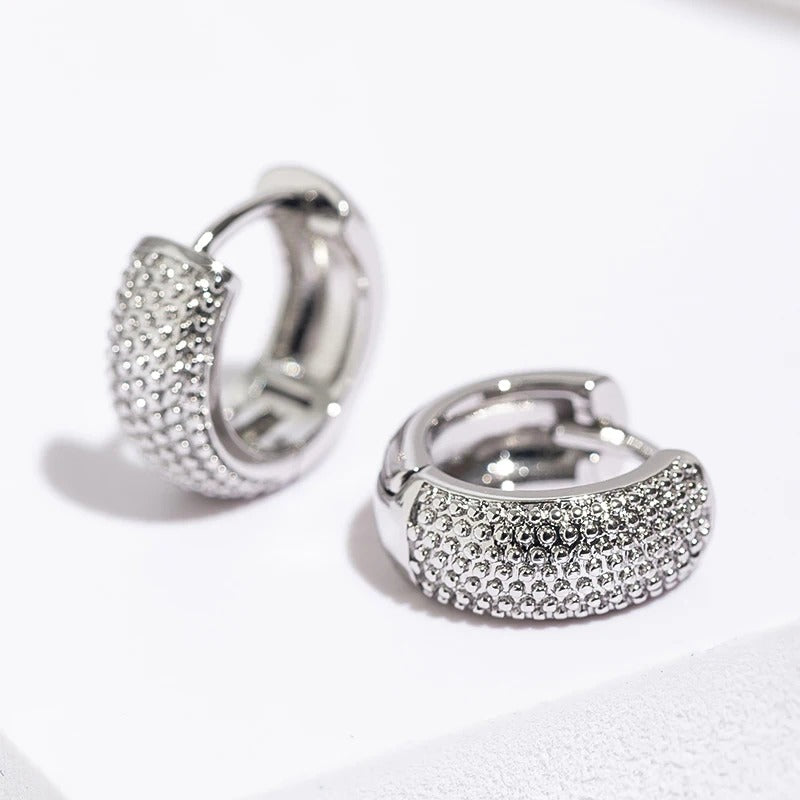 10mm Style Diamond Earrings