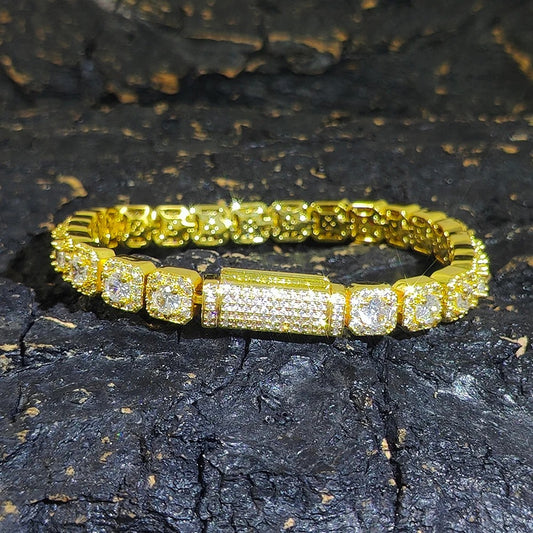 Iced Society 18K Gold Bracelet