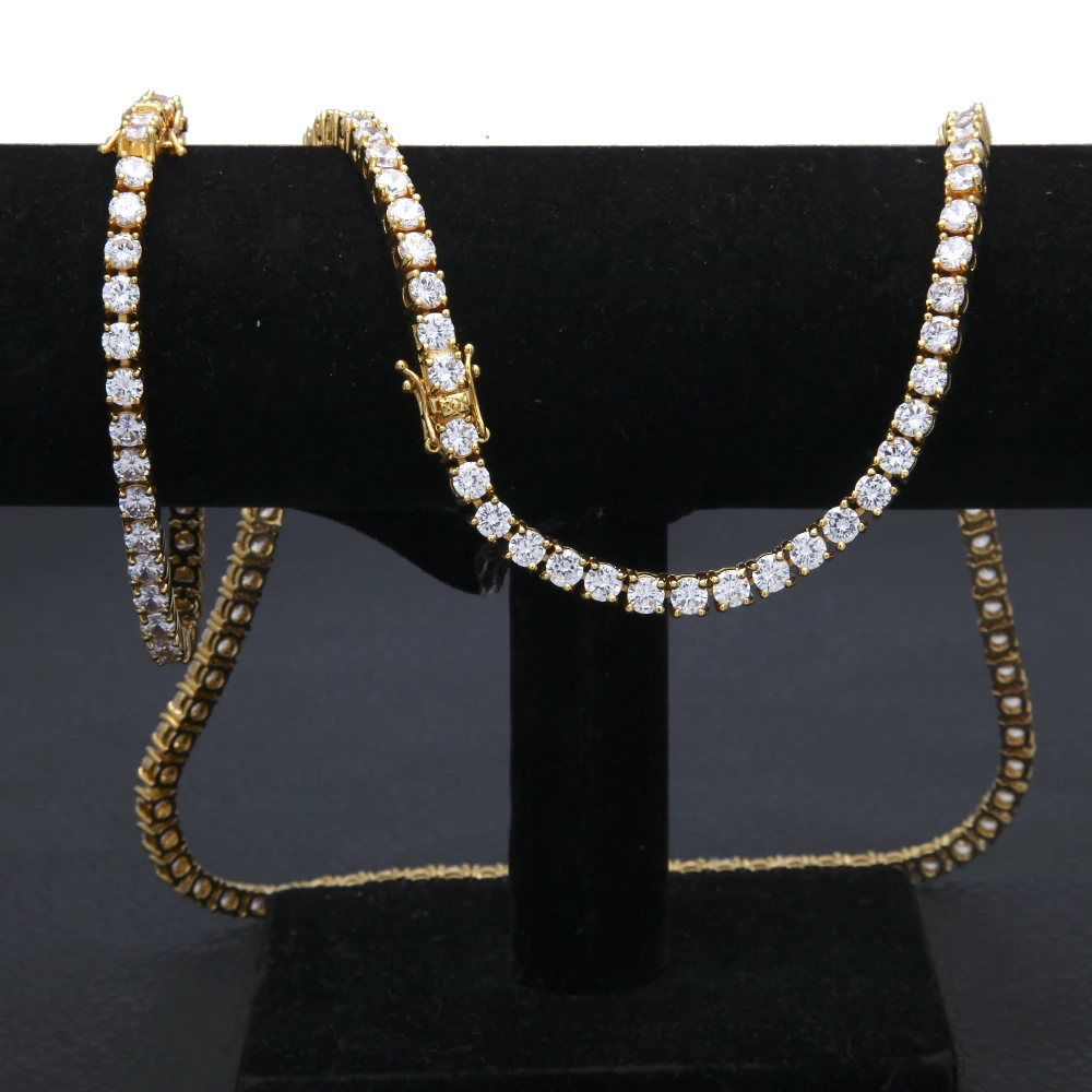 4mm Tennis Necklace Lorian