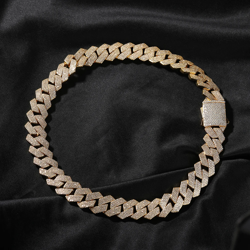 Iced Chain Necklace 18K Gold Lorian