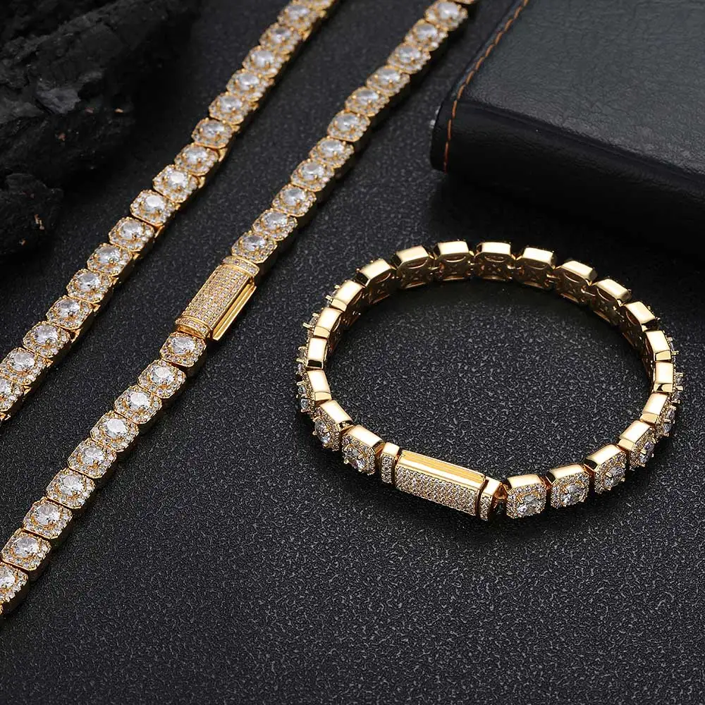 Iced Society 18K Gold Bracelet