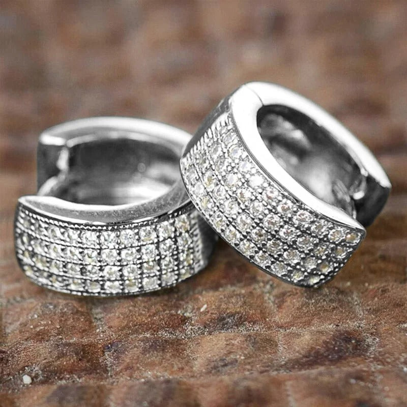 VVS Square Hoop Earrings