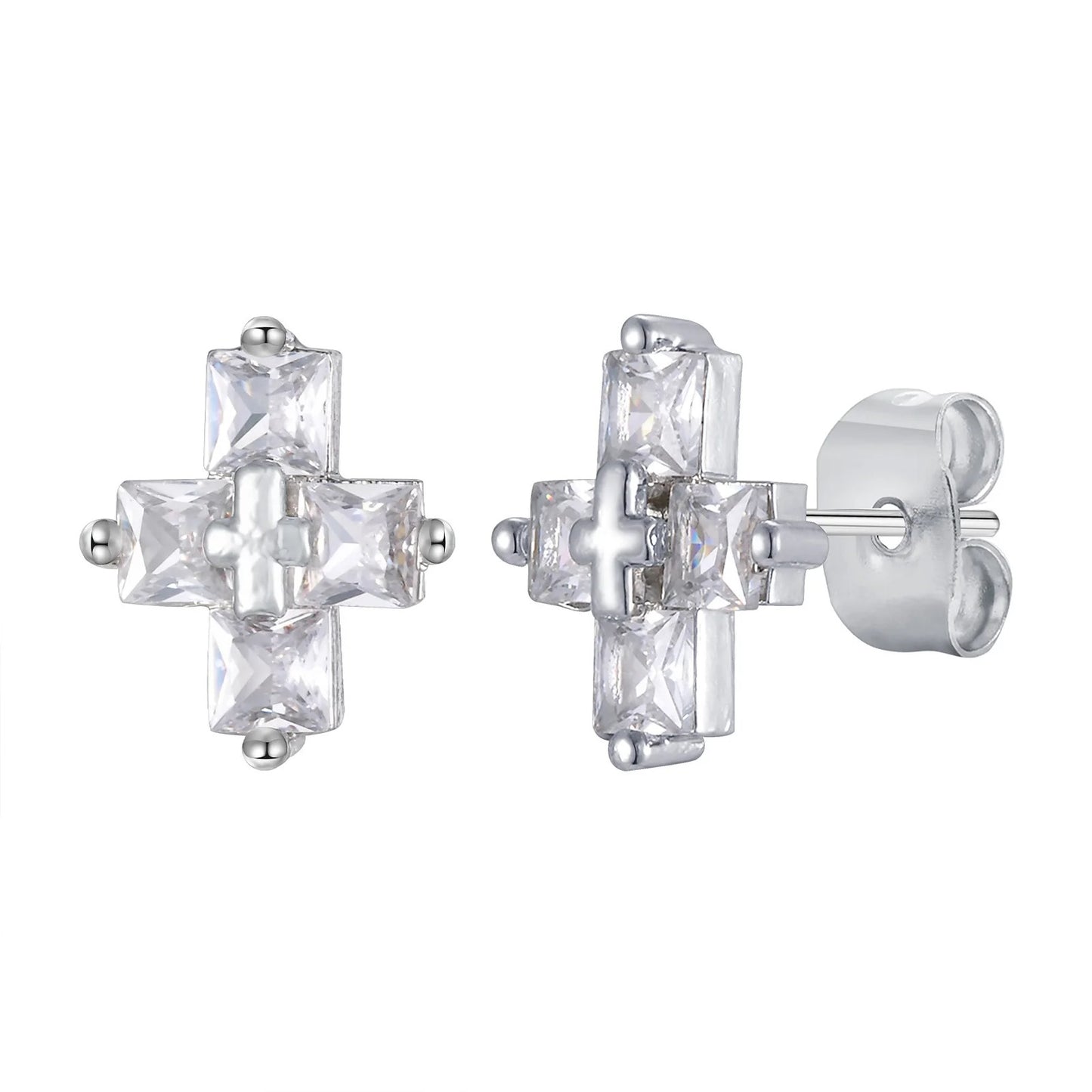 Double Cross Earrings