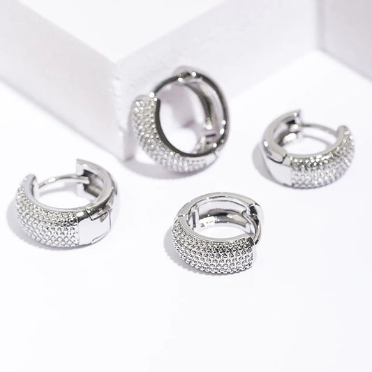 10mm Style Diamond Earrings