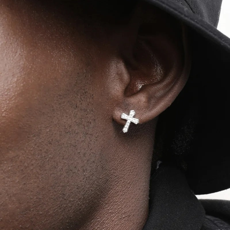 Simple Cross Earrings