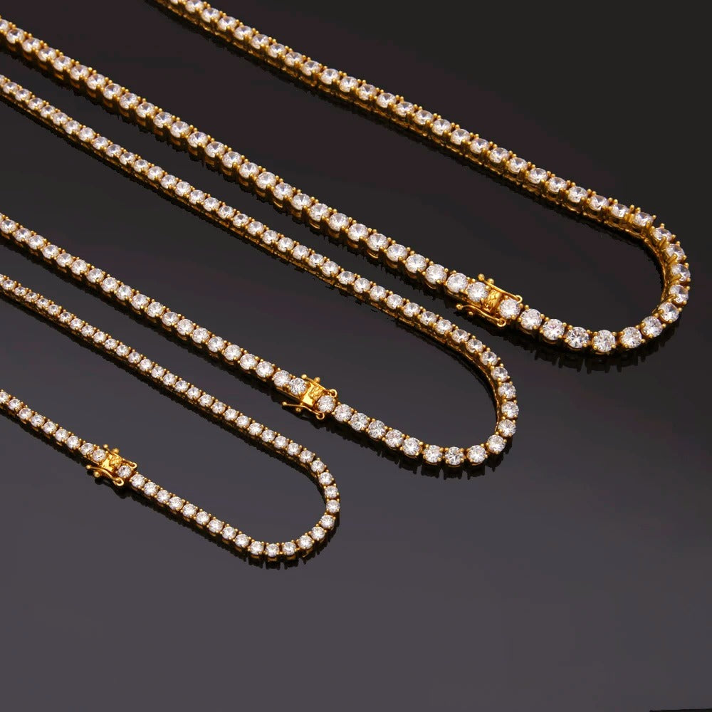 4mm Tennis Necklace Lorian