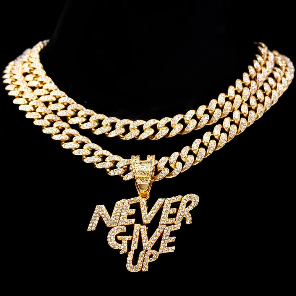 Never Give Up Pendant