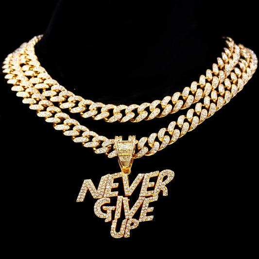 Never Give Up Pendant
