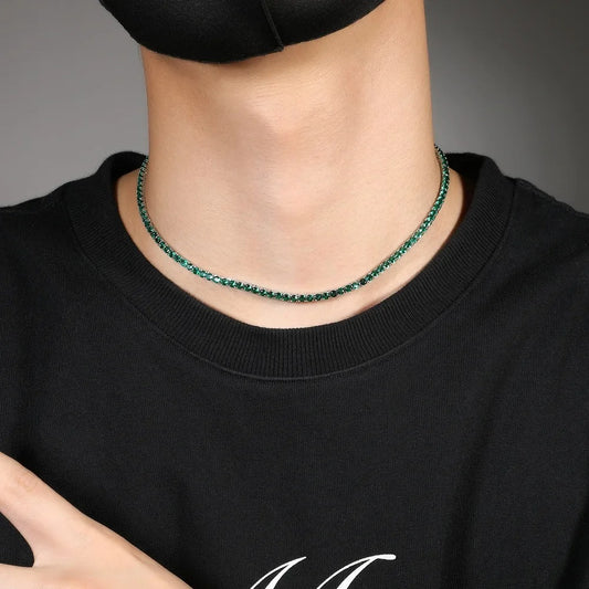 Green Emerald Necklace