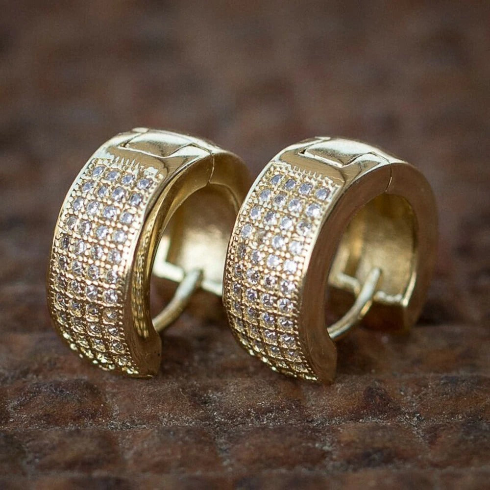 VVS Square Hoop Earrings