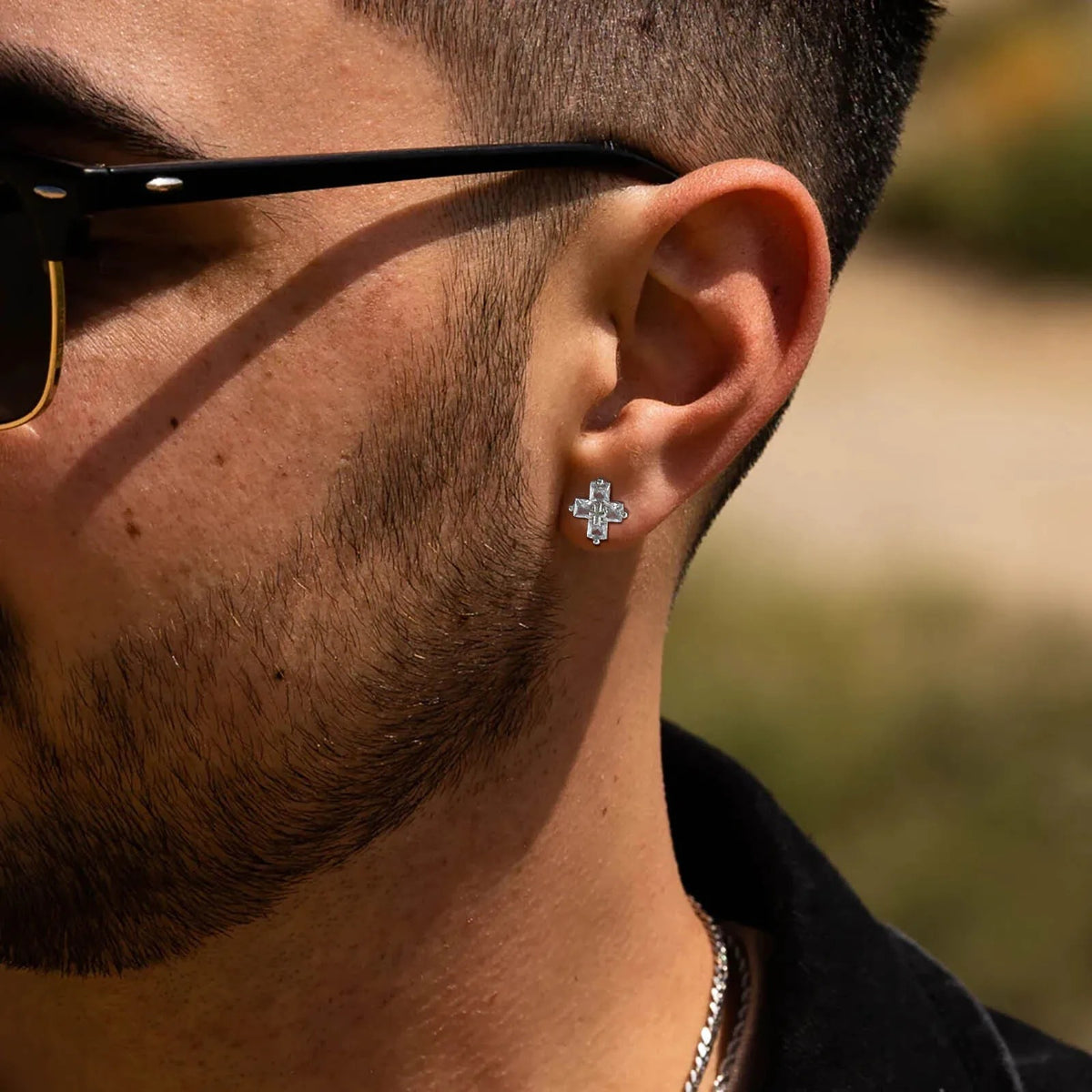 Double Cross Earrings