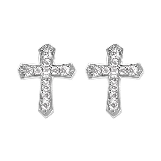 Simple Cross Earrings