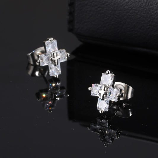 Double Cross Earrings