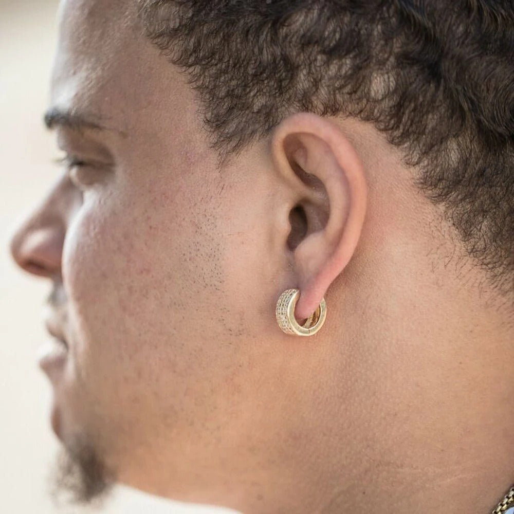 VVS Square Hoop Earrings