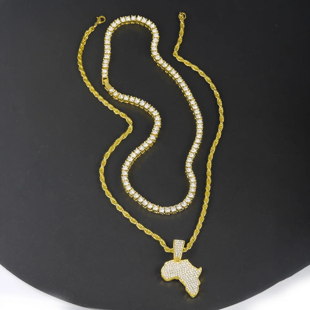 Africa VVS Necklace Set