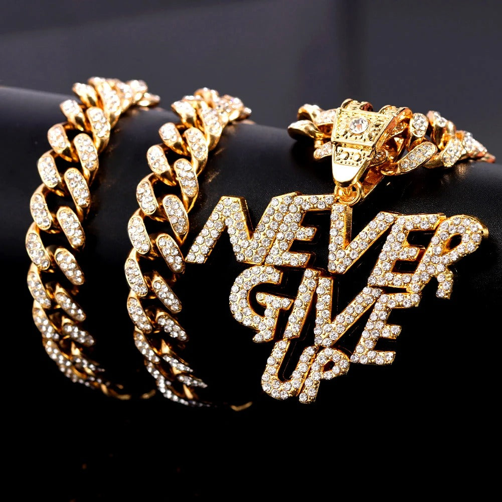 Never Give Up Pendant
