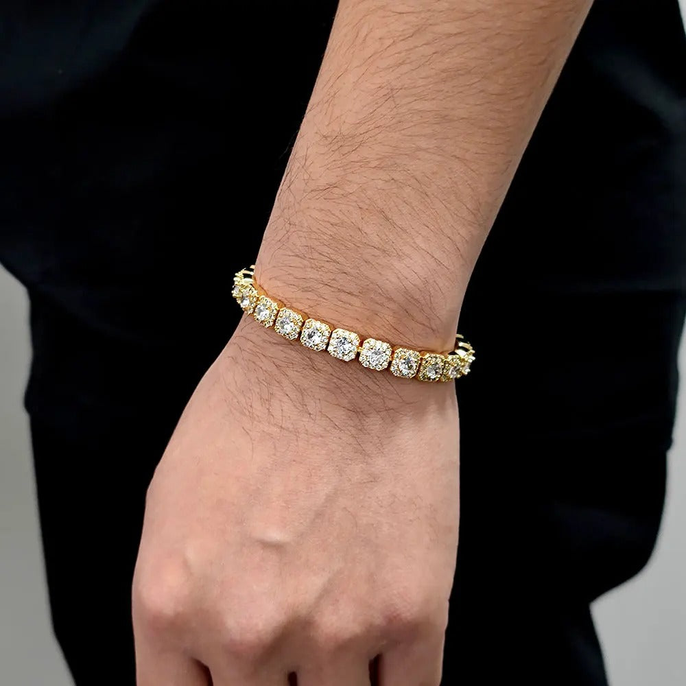 Iced Society 18K Gold Bracelet