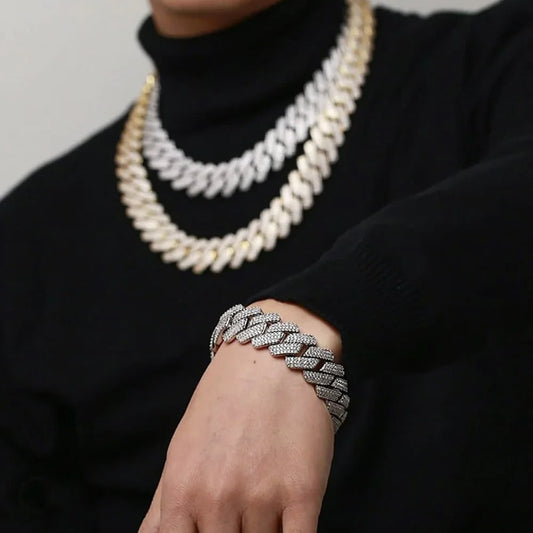 Iced Chain Necklace 18K Gold Lorian