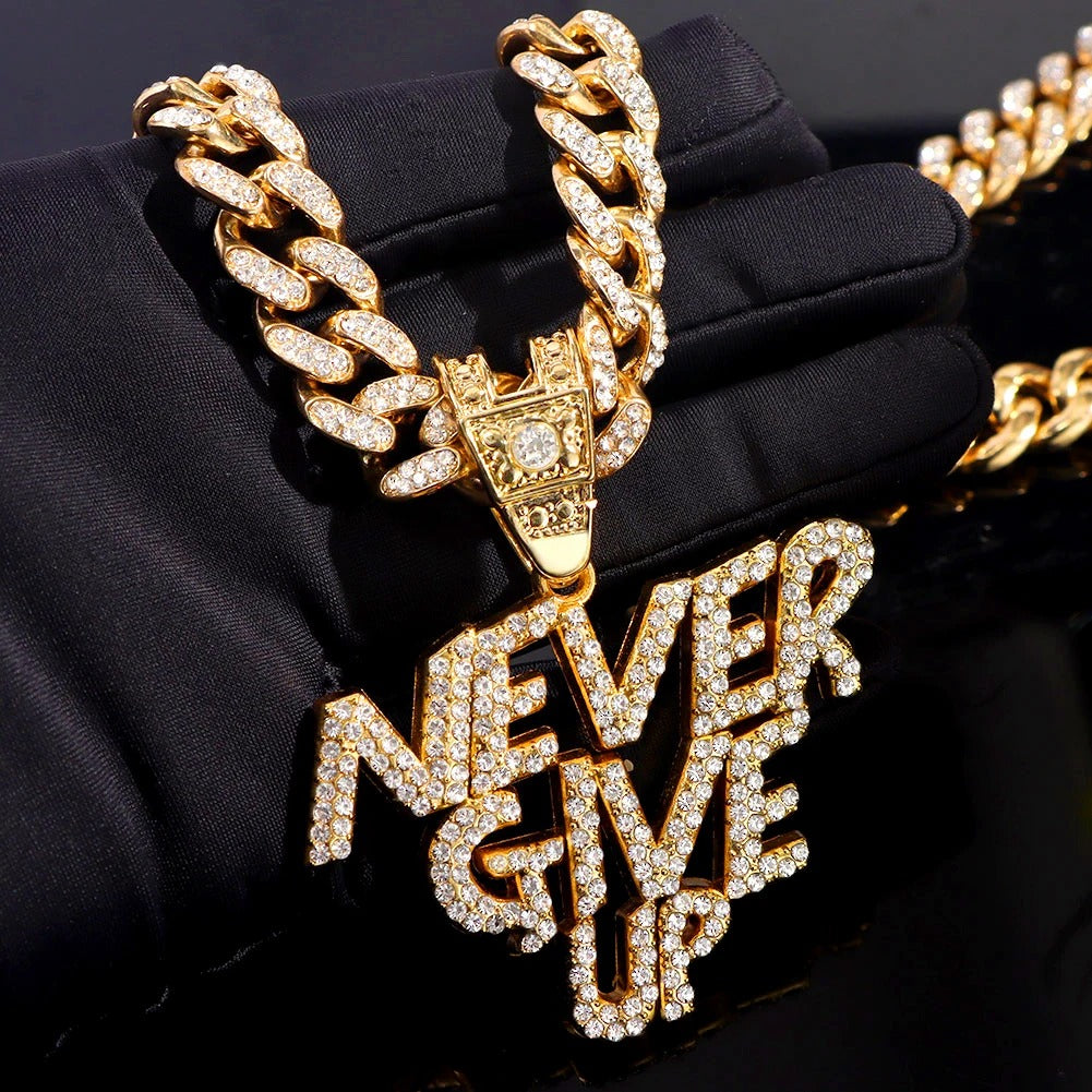Never Give Up Pendant