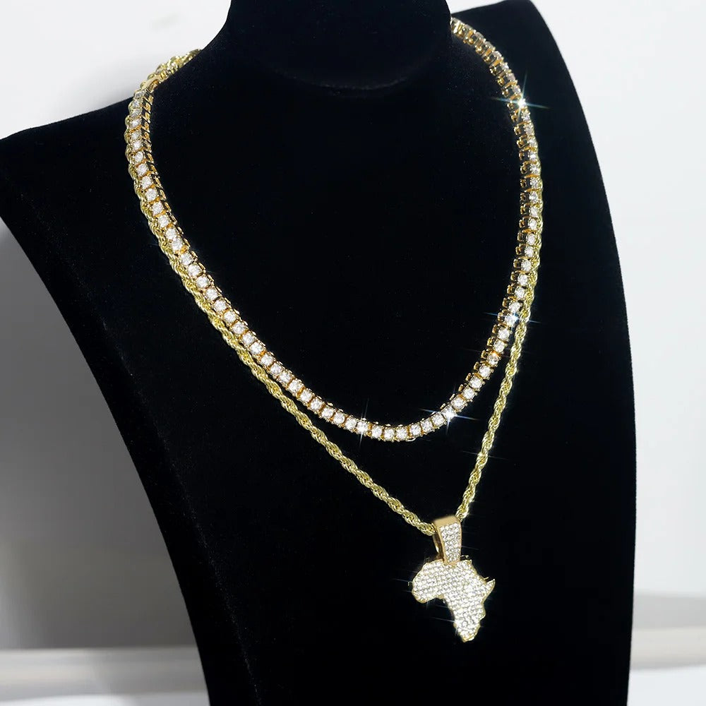 Africa VVS Necklace Set