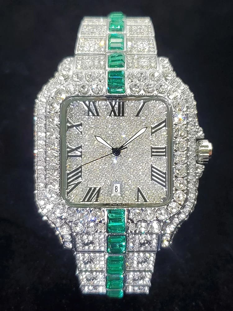 Emerald VVS Watch