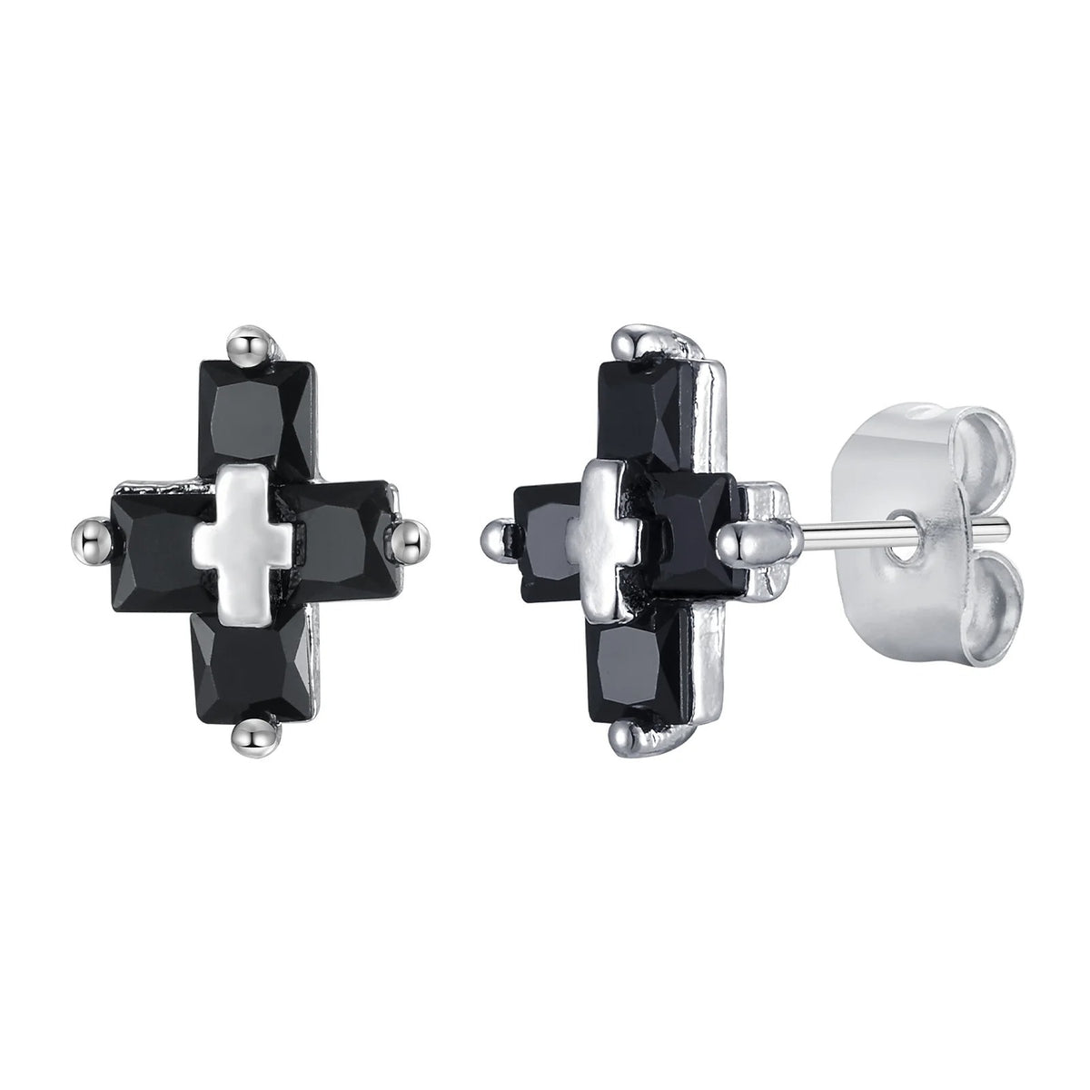 Double Cross Earrings