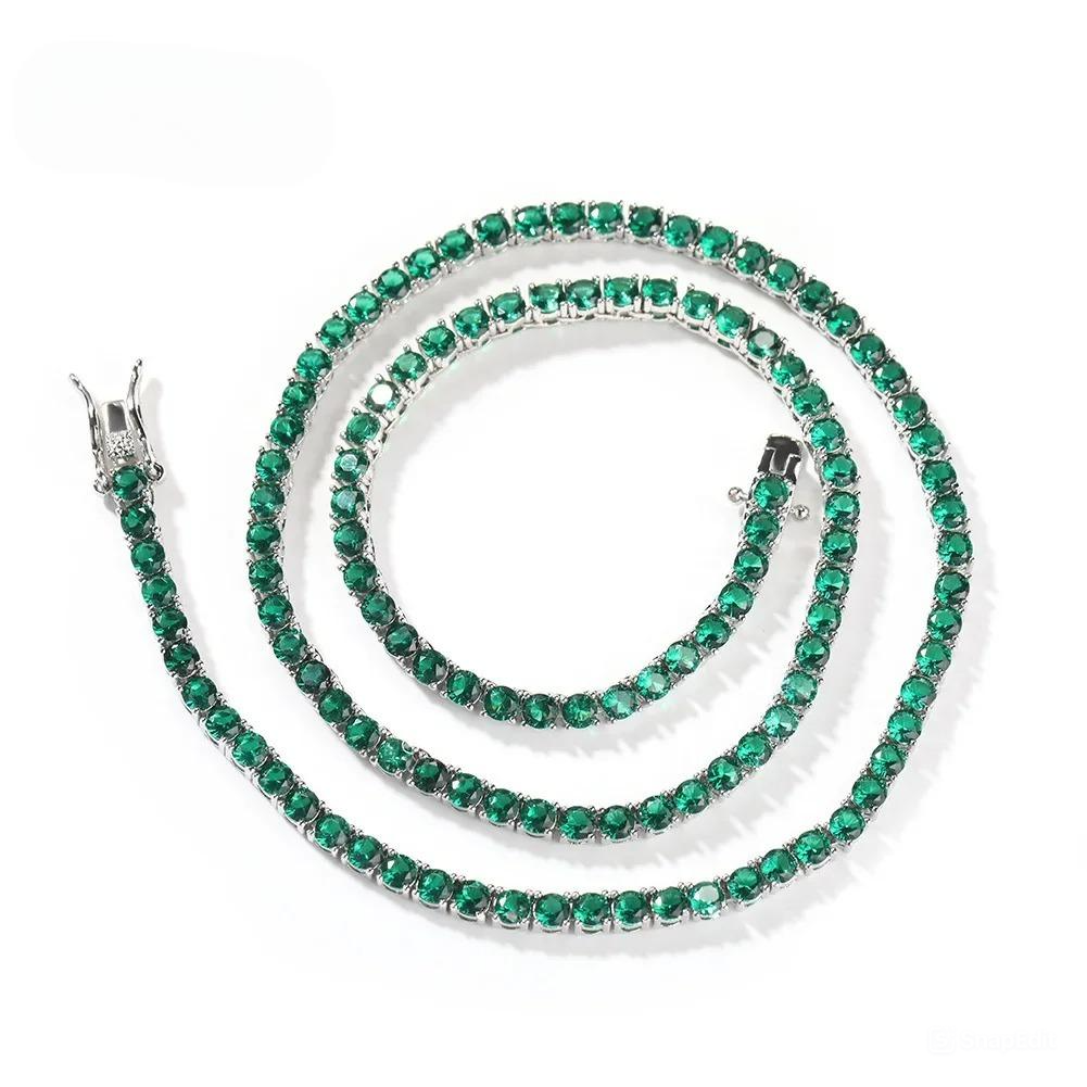 Green Emerald Necklace
